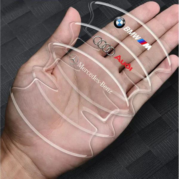 Car Door Bowl Protector Anti-collision Strip Anti-Scratch Sticker Decorative Products 8PCS
